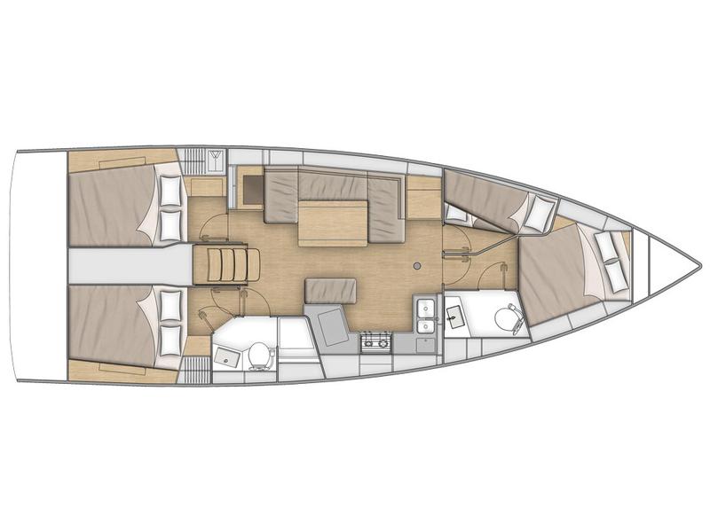 Book yachts online - sailboat - Oceanis 40.1 - Aurora - rent
