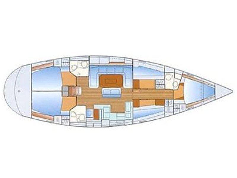 Book yachts online - sailboat - Bavaria 50 - " NINA I " - rent
