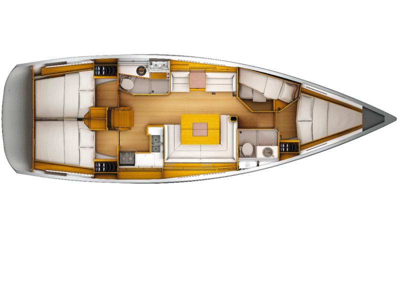 Book yachts online - sailboat - Sun Odyssey 439 - Ferdinand - rent