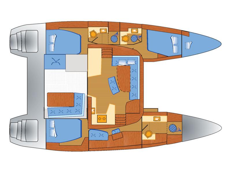 Book yachts online - catamaran - Lagoon 42.3 - Dream of Liberty - rent