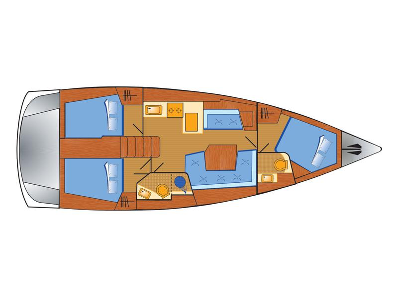 Book yachts online - sailboat - Oceanis 41.1 - Pauline - rent