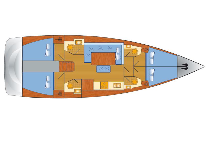 Book yachts online - sailboat - Dufour 460 Grand Large - Harvey - rent
