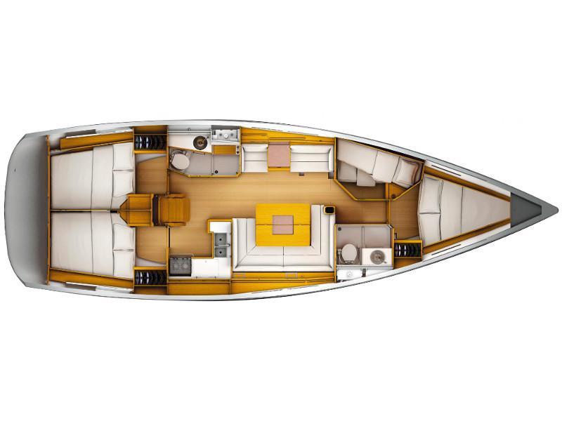 Book yachts online - sailboat - Sun Odyssey 449 - PORT ROYAL - rent