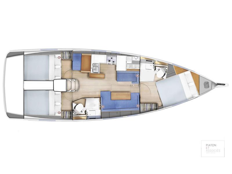 Book yachts online - sailboat - Sun Odyssey 410 - Lyon - rent