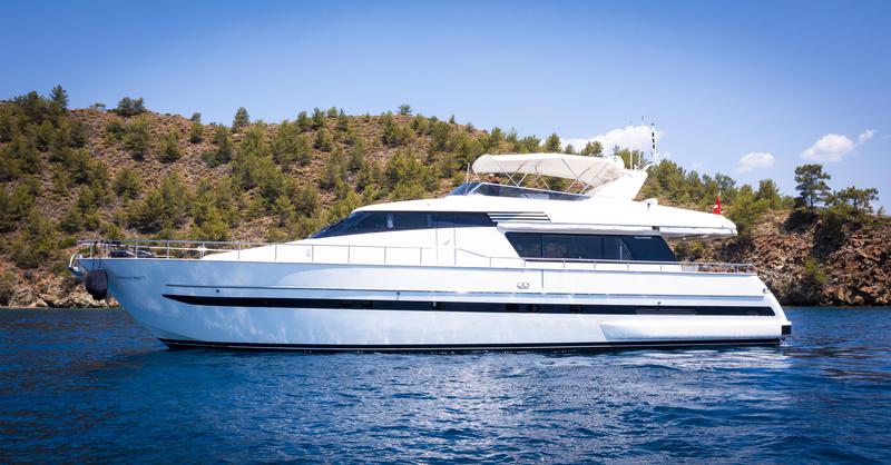 Book yachts online - motorboat - San Lorenzo 72 - Barbarossa Moratti - rent