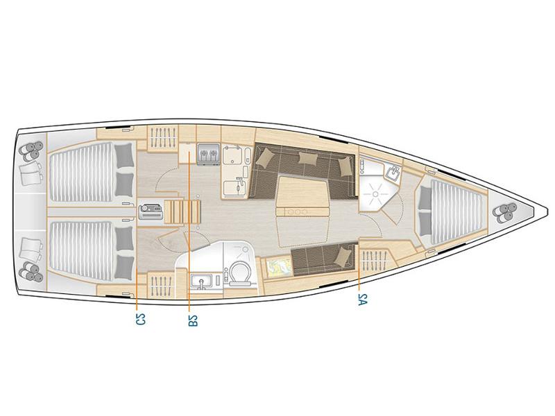 Book yachts online - sailboat - Hanse 418 - FANGIO - rent