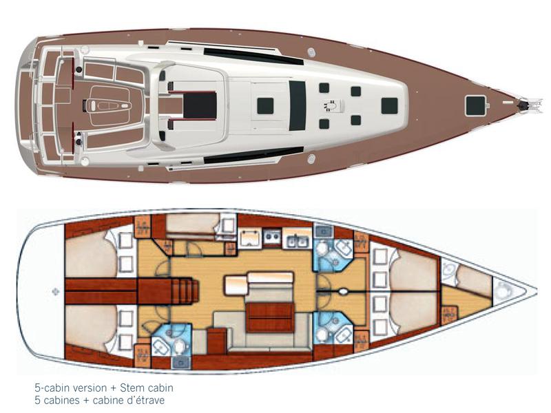 Book yachts online - sailboat - Oceanis 50 Family Air Condition/Generator - Ornella - rent