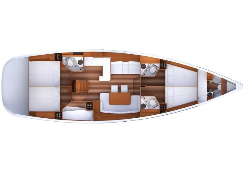 Book yachts online - sailboat - Jeanneau 53 - Christianna 12 - rent