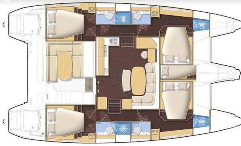 Book yachts online - catamaran - Lagoon 421 - Chirouble - rent