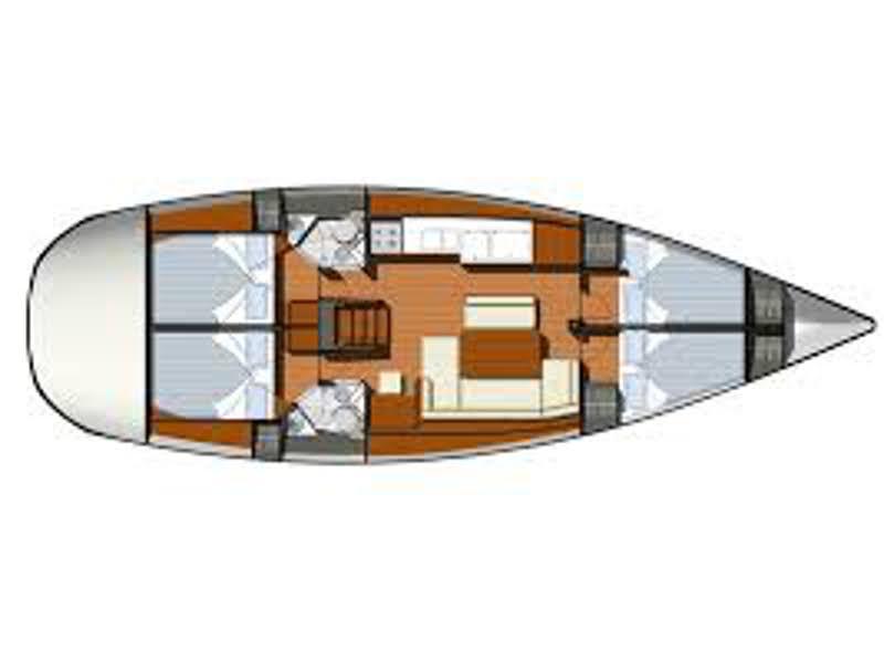 Book yachts online - sailboat - Sun Odyssey 44 i - Beethoven ( with Bowthruster ,Solar Panels) - rent