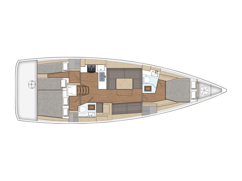 Book yachts online - sailboat - X-Yachts X4.6 - Athena - rent