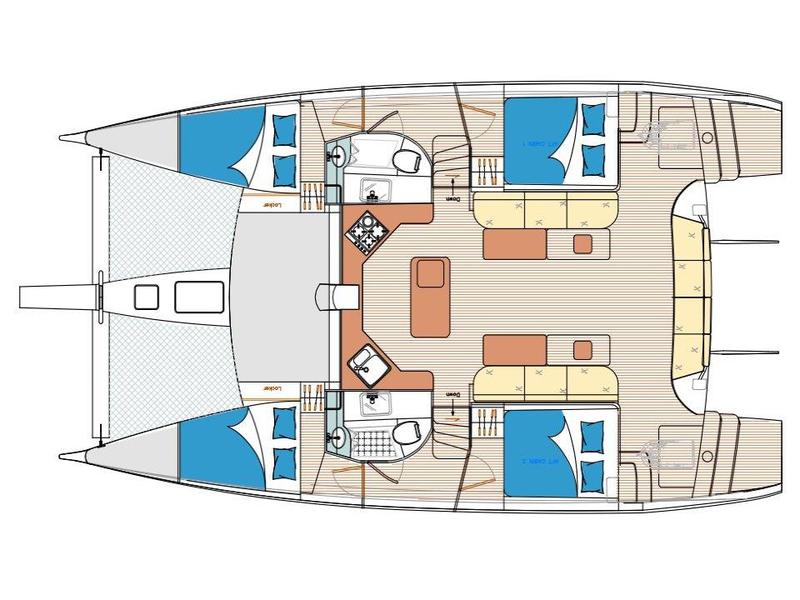 Book yachts online - catamaran - Island Spirit - 410 - Melinda Jane - rent