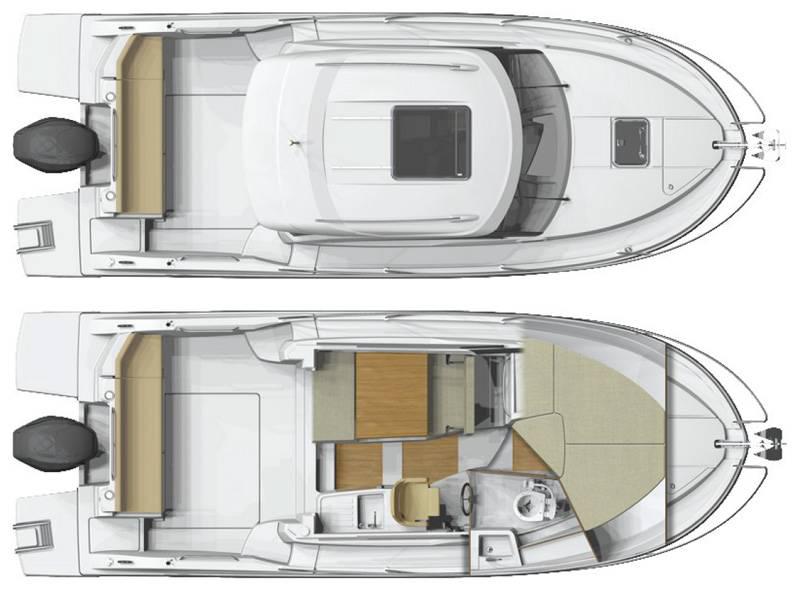 Book yachts online - motorboat - Antares 8 OB - Tiha Patnja - rent