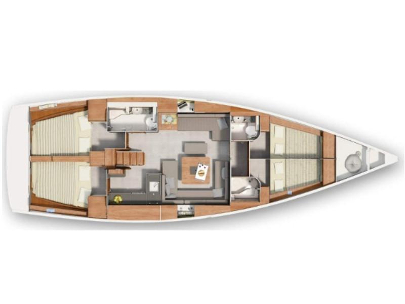 Book yachts online - sailboat - Hanse 455 - MY PORTOFINO - rent