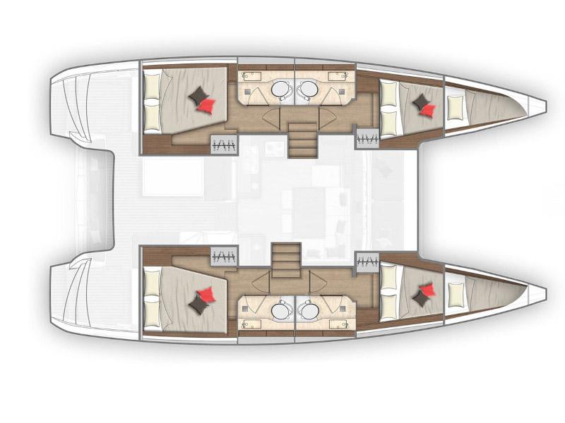 Book yachts online - catamaran - Lagoon 40 - EL PASO - rent