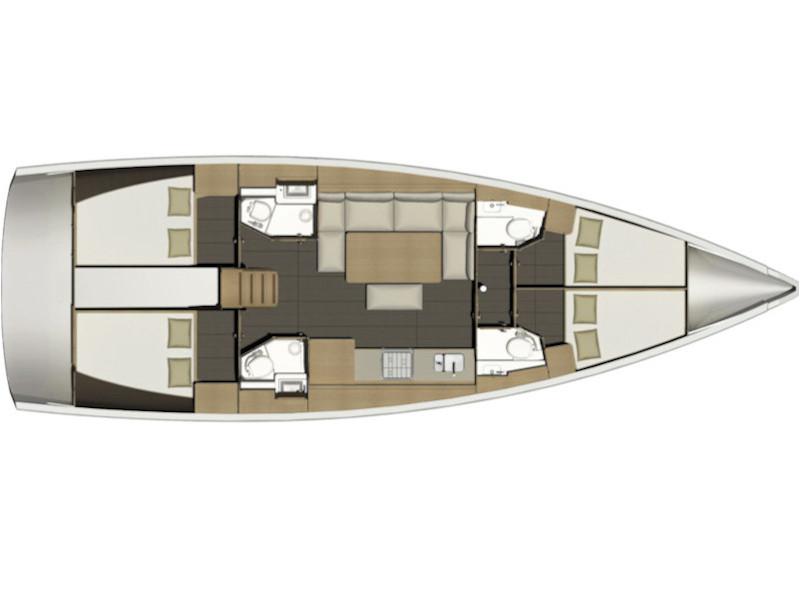Book yachts online - sailboat - Dufour 460 - Zenith - rent