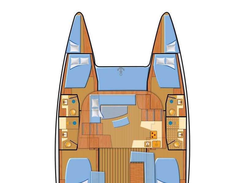 Book yachts online - catamaran - Lagoon 42 - Moonlight - rent