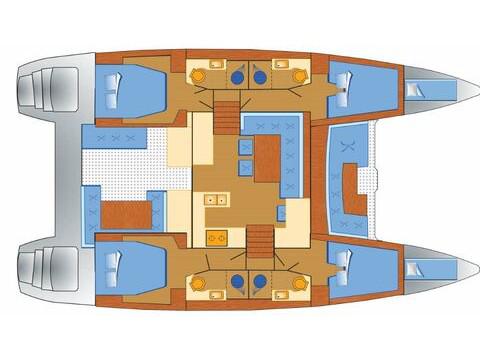 Book yachts online - catamaran - Lagoon 450 - Irena - rent