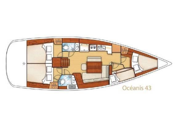 Book yachts online - sailboat - Oceanis 43 - Starcat - rent