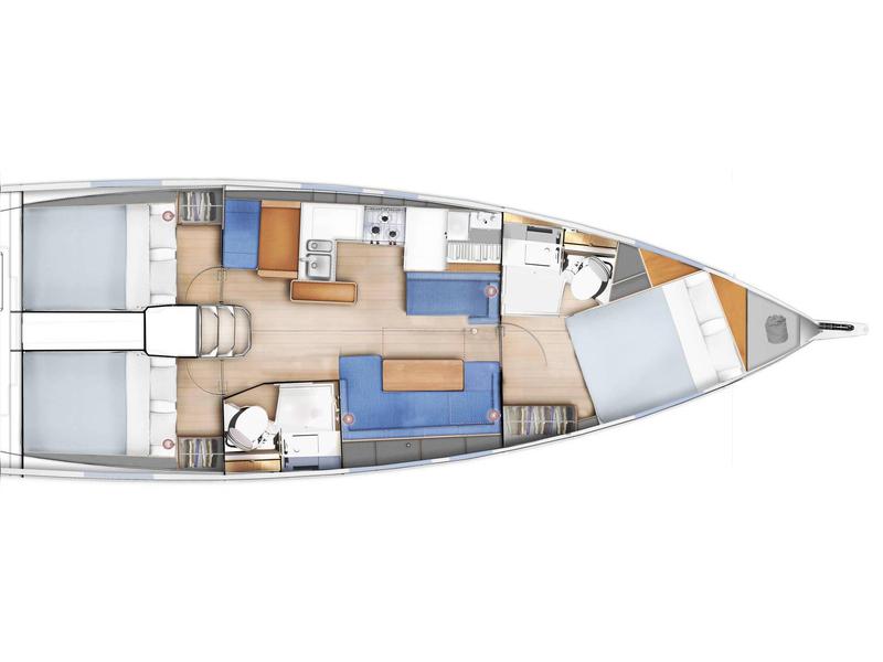 Book yachts online - sailboat - Sun Odyssey 410 - Jeanneau S.O 410 - rent