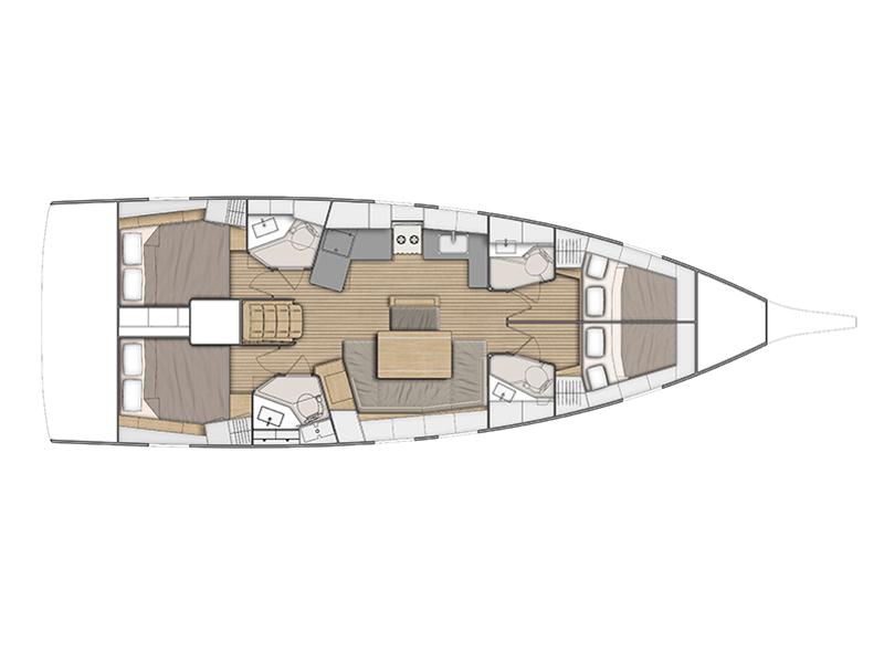 Book yachts online - sailboat - Oceanis 46.1 - Beautiful Helen - rent