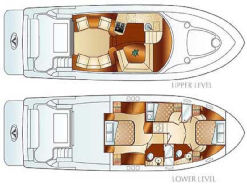 Book yachts online - motorboat - Silverton Ovation 52 - Life of Riley - rent