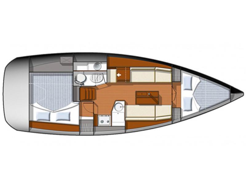 Book yachts online - sailboat - Sun Odyssey 33i - Maxima - rent
