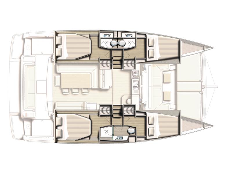 Book yachts online - catamaran - Bali 4.1 - WENDY - rent