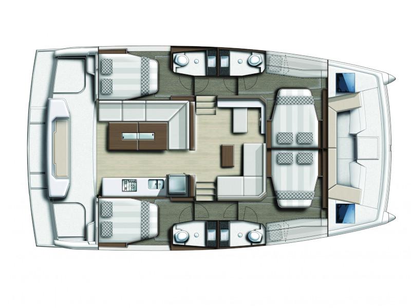Book yachts online - catamaran - Bali Catspace - FREE FLOW - rent