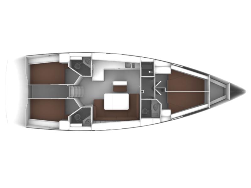 Book yachts online - sailboat - Bavaria Cruiser 46 - Ariadni - rent