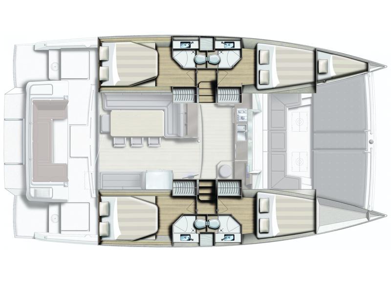 Book yachts online - powercatamaran - Bali 4.3 MY - PHILYA - rent