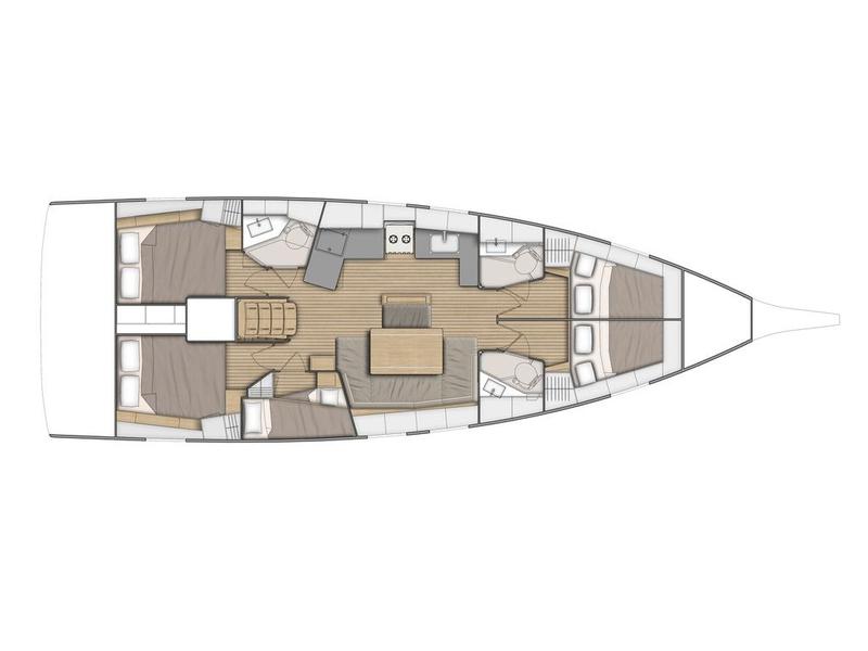 Book yachts online - sailboat - Oceanis 46.1 - DREAM - rent