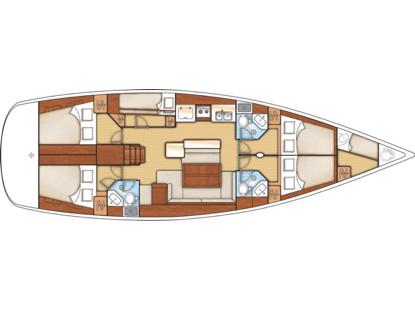 Book yachts online - sailboat - Oceanis 50 - Sueno - rent