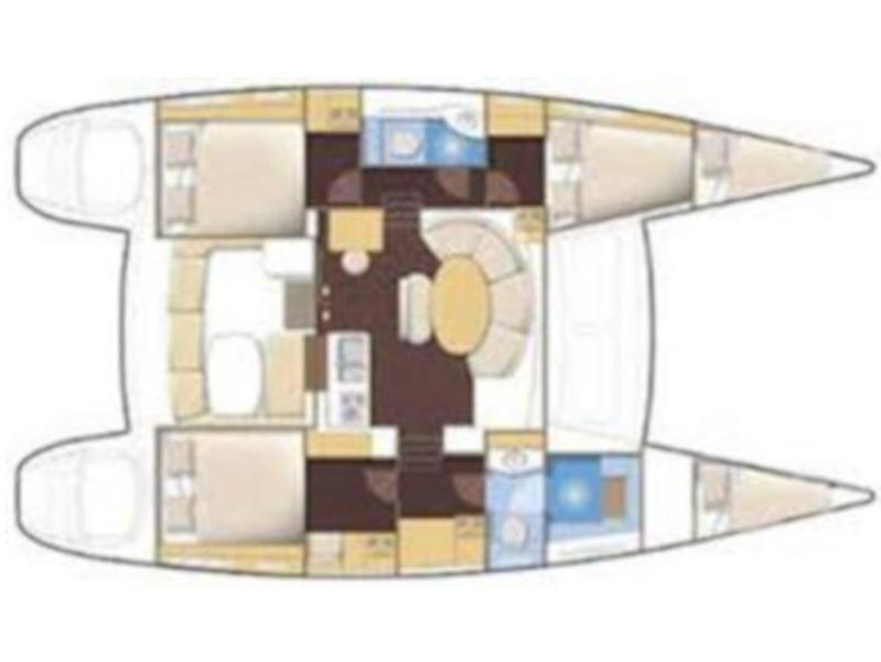 Book yachts online - catamaran - Lagoon 380 S2 - Emmelia Katerina - rent