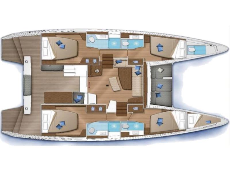 Book yachts online - catamaran - Lagoon 42 - Nyami Nyami - rent