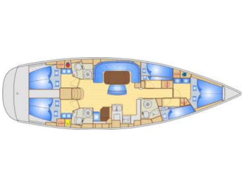 Book yachts online - sailboat - Bavaria 49 - no name - rent