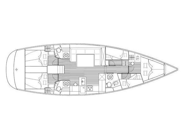Book yachts online - sailboat - Bavaria 51 C - MH 22 - rent