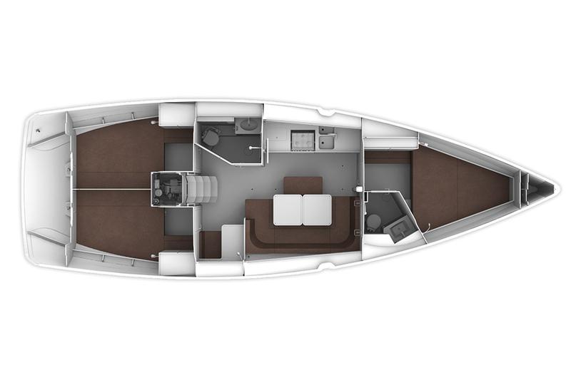 Book yachts online - sailboat - Bavaria Cruiser 41 - MH 69 - rent