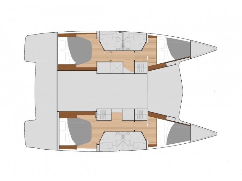 Book yachts online - catamaran - Fountaine Pajot Lucia 40 - Lipara (Ac+Gen+Wm) - rent