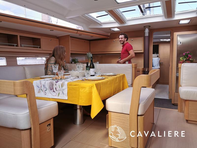 Book yachts online - sailboat - Dufour 56 Exclusive - Cavaliere CAST(Ac+Gen+Wm+Bbq) - rent