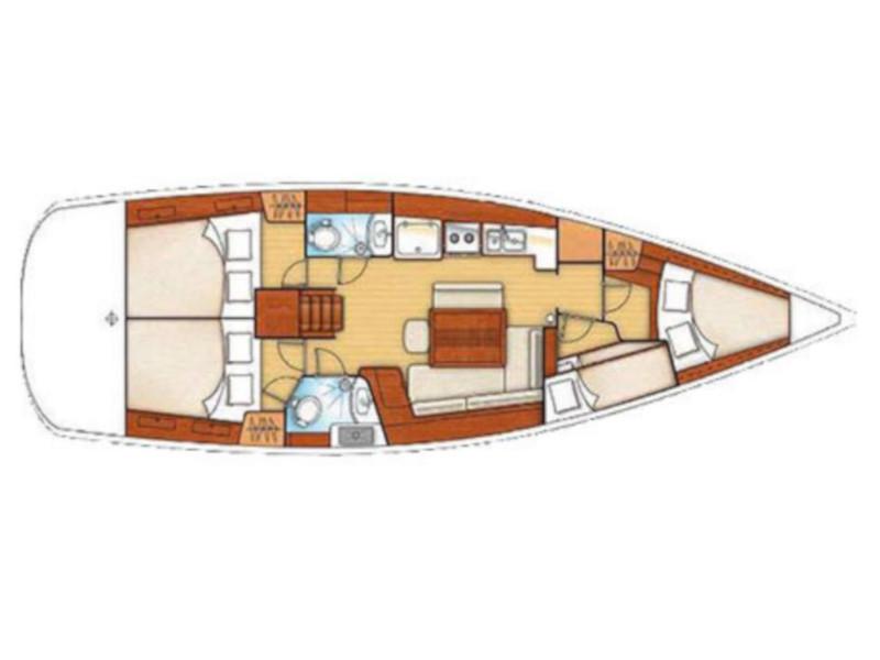 Book yachts online - sailboat - Oceanis 43 - Archangelos - rent