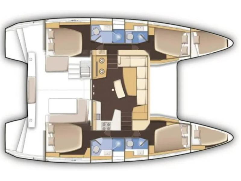 Book yachts online - catamaran - Lagoon 42 - Pyrat - rent