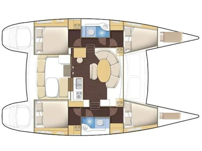 Book yachts online - catamaran - Lagoon 380 - Modjo - rent