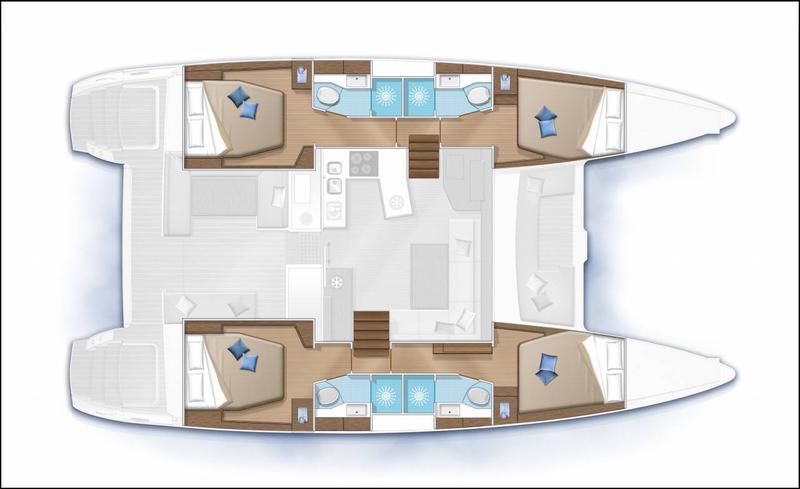 Book yachts online - catamaran - Lagoon 450S - Arome - rent
