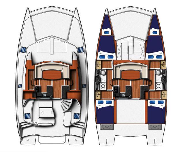 Book yachts online - powercatamaran - Leopard 39 PC - Alana - rent