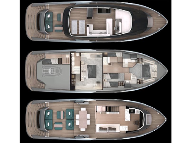 Book yachts online - motorboat - Explorer 62 Fly - Blue Moon - rent