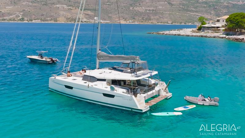 Book yachts online - catamaran - Fountaine Pajot - Saona 47 - Crewed   "Alegria" - rent