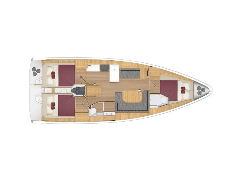 Book yachts online - sailboat - Bavaria C38 - ARINNA - rent