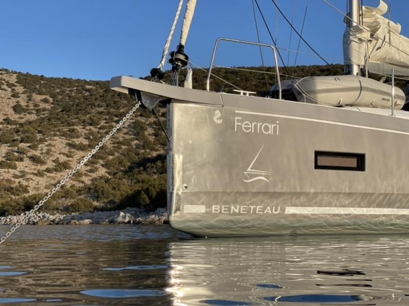 Book yachts online - sailboat - Oceanis 40.1 - FERRARI (Premium Specs: air condition, pearl grey hull Electric WC, Inverter, Underwater lights) - rent
