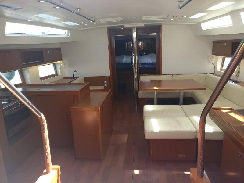 Book yachts online - sailboat - Oceanis 55 - LUCKY TRADER (generator, air condition, premium blue hull, 1 SUP free of charge) - rent